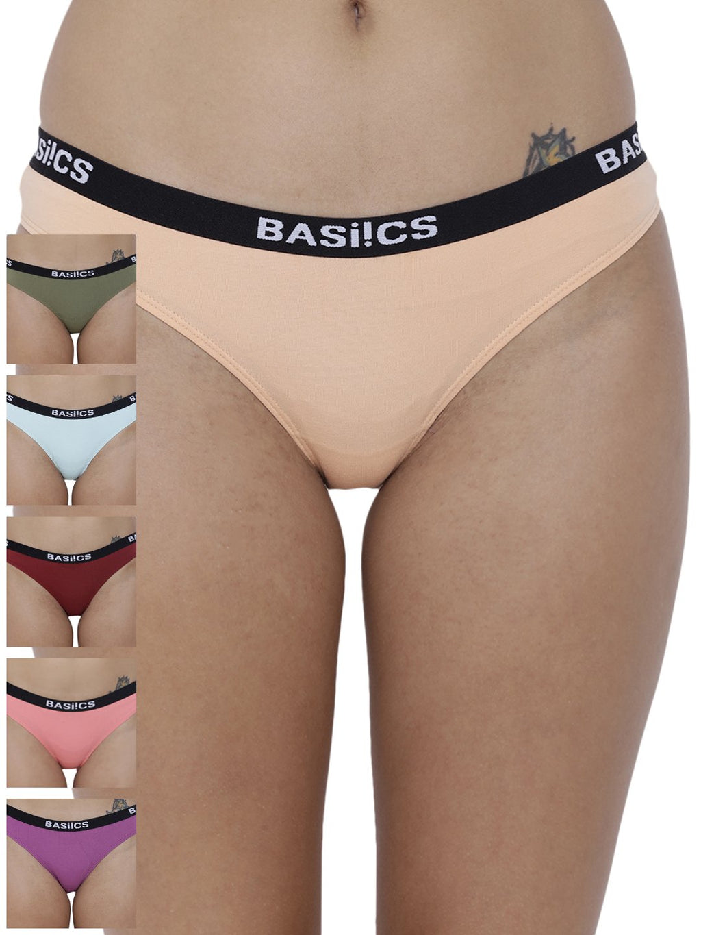 Dulce Candy Briefs Panty (Combo Pack of 6)