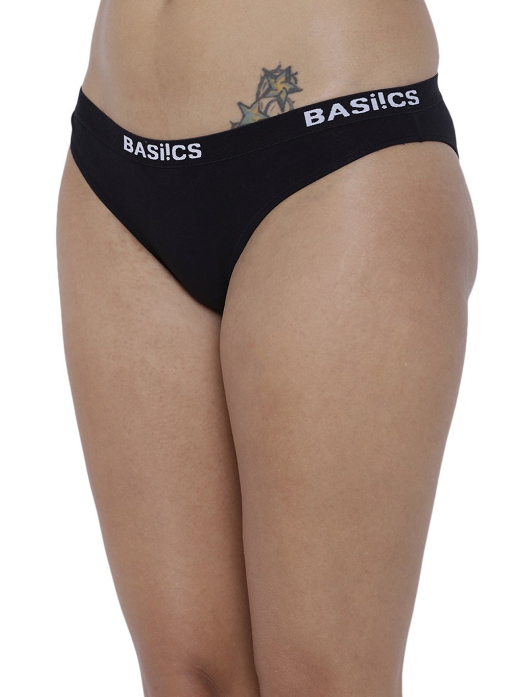 BASIICS Female Black Dulce Candy Brief Panty