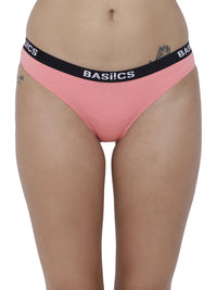 BASIICS Female Coral Dulce Candy Brief Panty