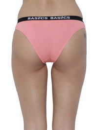 BASIICS Female Coral Dulce Candy Brief Panty