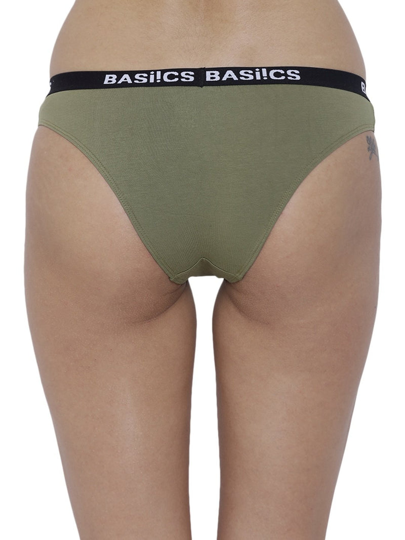 BASIICS Female Olive Dulce Candy Brief Panty