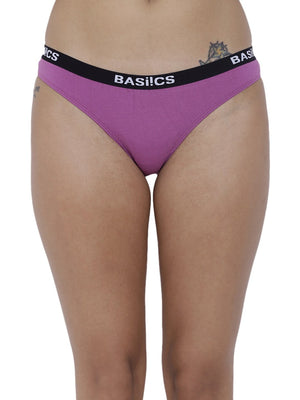 BASIICS Female Purple Dulce Candy Brief Panty