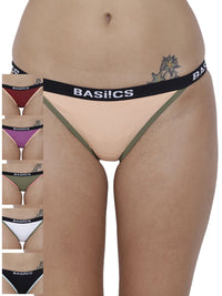 Fashionable Briefs Panty (Combo Pack of 6)
