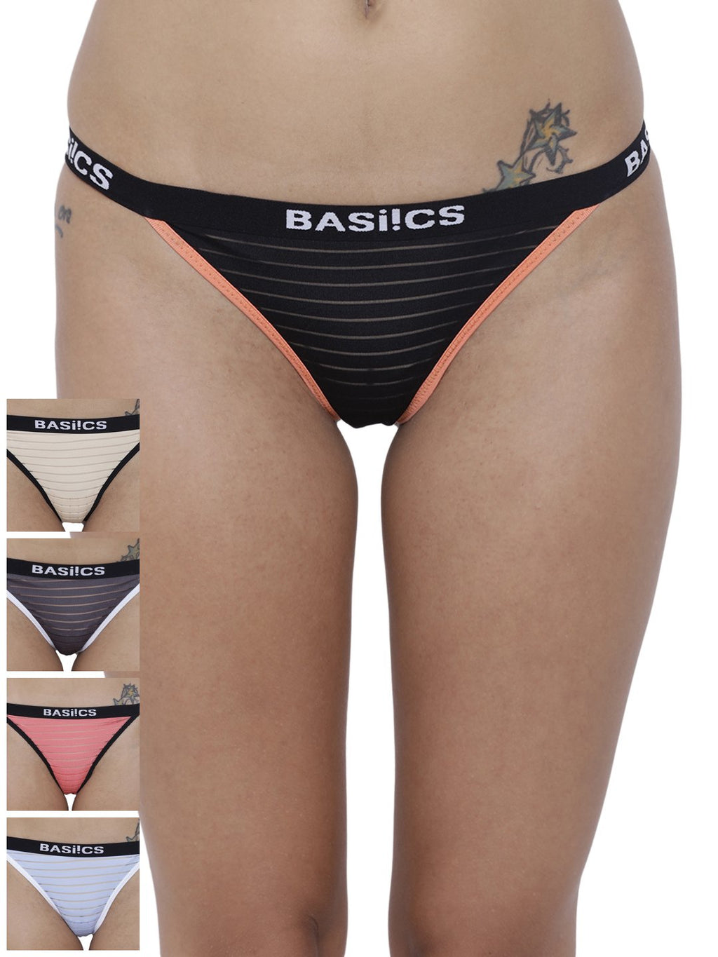 Caliente Hot Thong Panty (Combo Pack of 5)