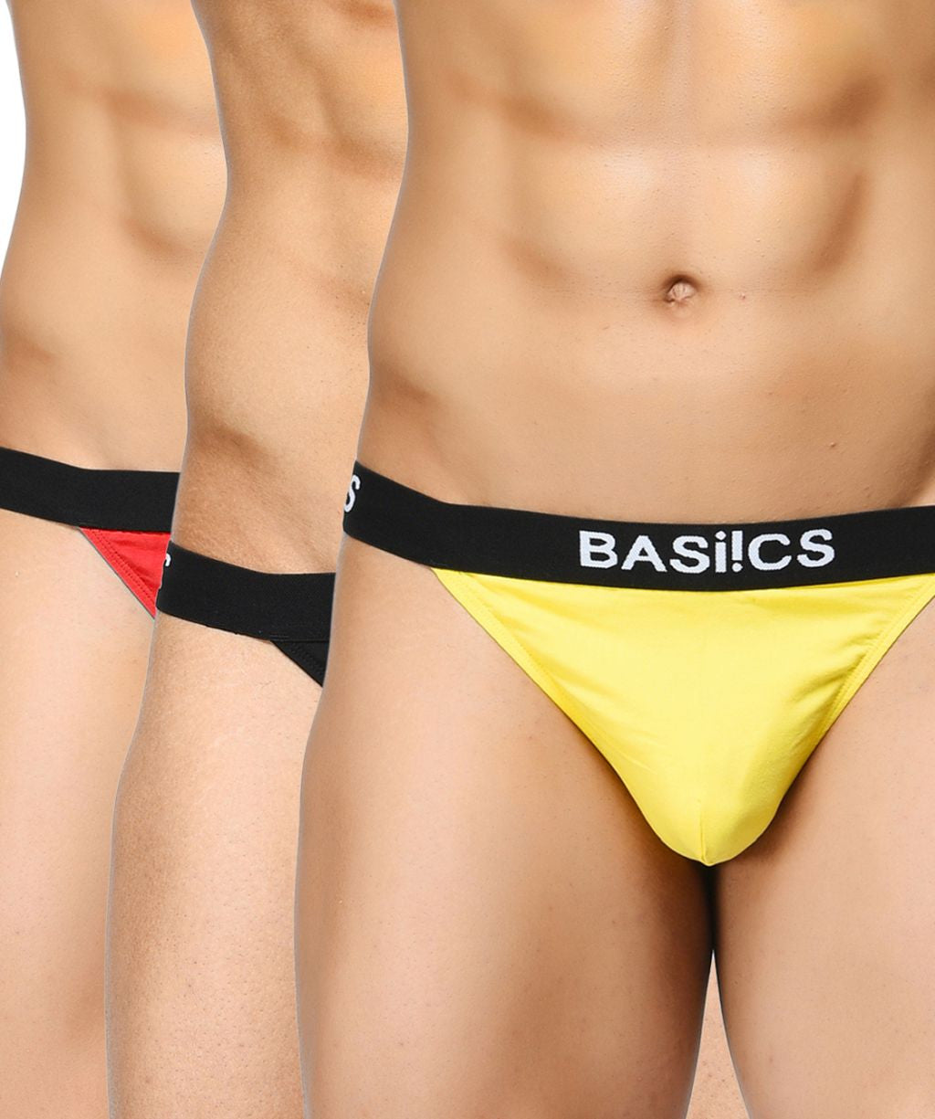 Prime Thongs Pack of 3 for men by BASIICS  Buy Men underwear Online in  India – La Intimo