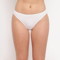 Glamo Rise High Leg Brief (Combo Pack of 3)