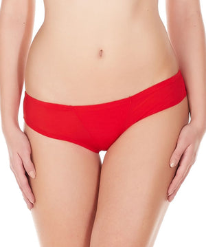 La Intimo Red Women BL Panty Nylon Spandex Bikini