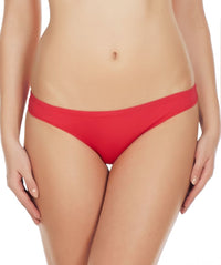 La Intimo Red Women Classic Panty Nylon Spandex Bikini