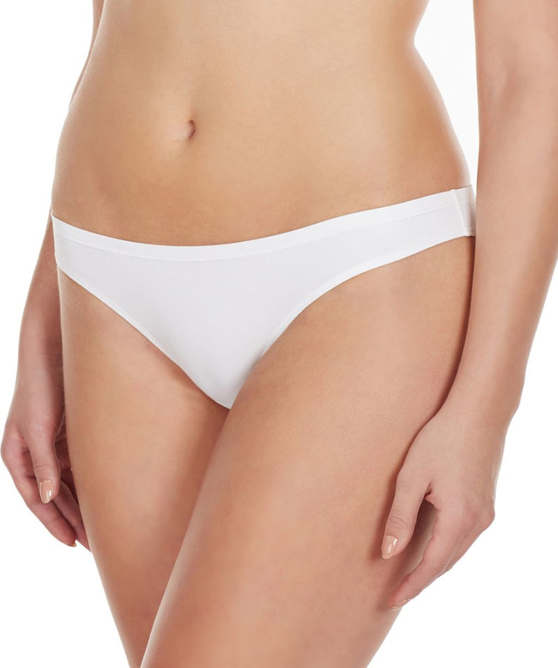 La Intimo White Women Panty Nylon Spandex Bikini