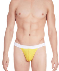 La Intimo Yellow Men Max Soft Bikini Cotton Modal Spandex Briefs