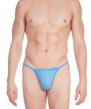 La Intimo Blue Men Galaxy Bikini Nylon Spandex Briefs