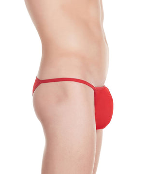La Intimo Red Men String Bikini Nylon Spandex Briefs