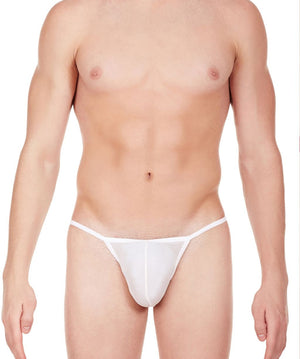 La Intimo White Men Galaxy Bikini Nylon Spandex Briefs