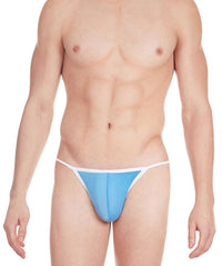 La Intimo Blue Men Brazil Style Bikini Nylon Spandex Briefs