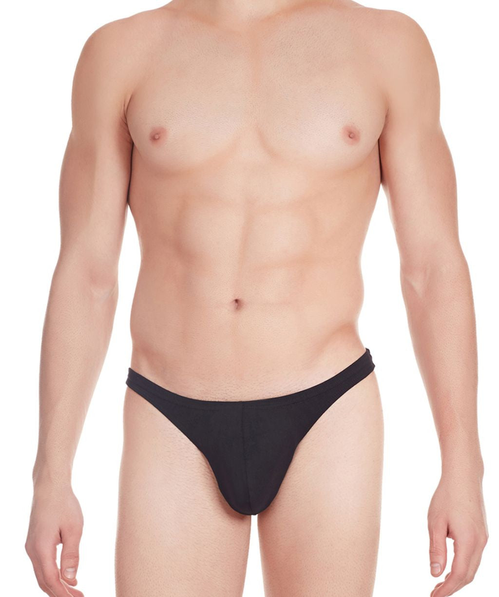 Buy LEADWORT Navy Blue Polyester and Spandex G-String Thong